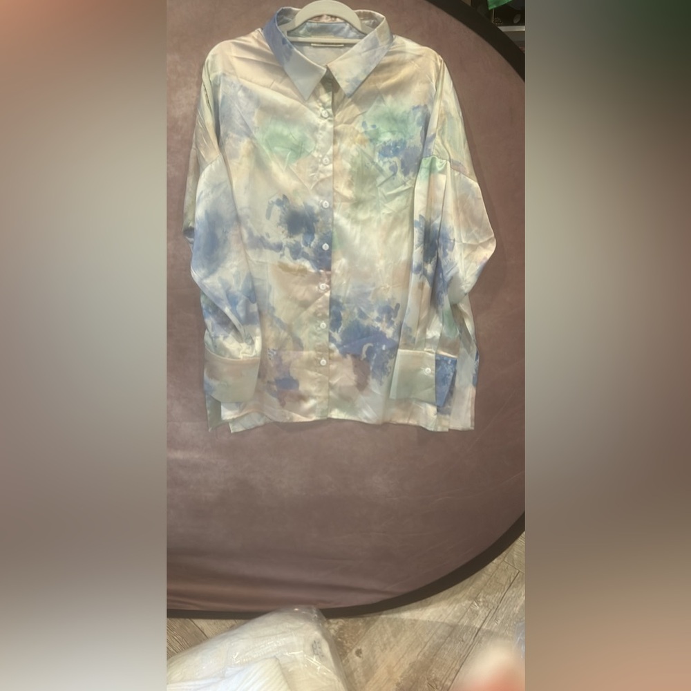 Ladies multi color blouse